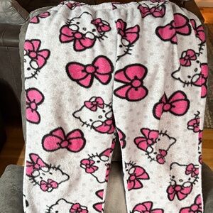 Hello Kitty Kids Pajama Bottoms with Pink Bows